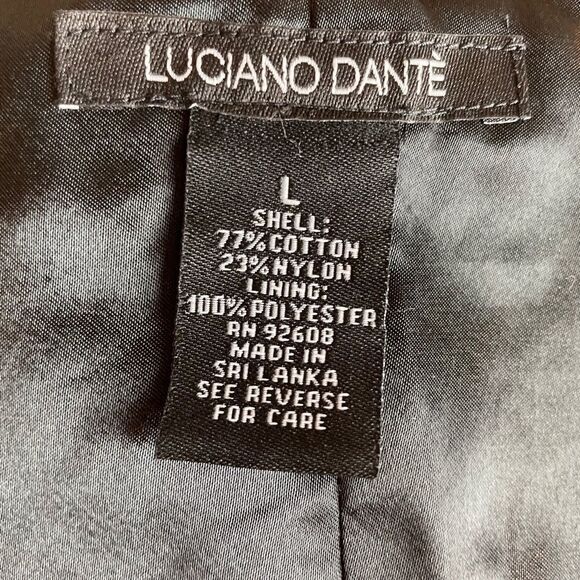 NWT Luciano Dante Black Cropped Dress Jacket L - Picture 8 of 8